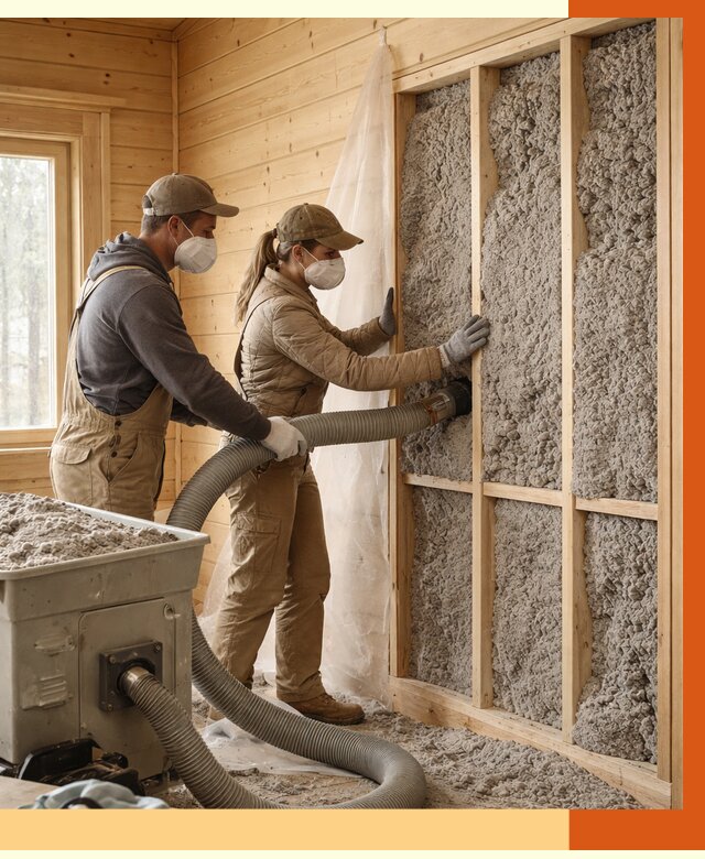 Утепление дачного дома эковатой в Батайске от 1468 руб./м2 — комплексно, ТепломастерБтс