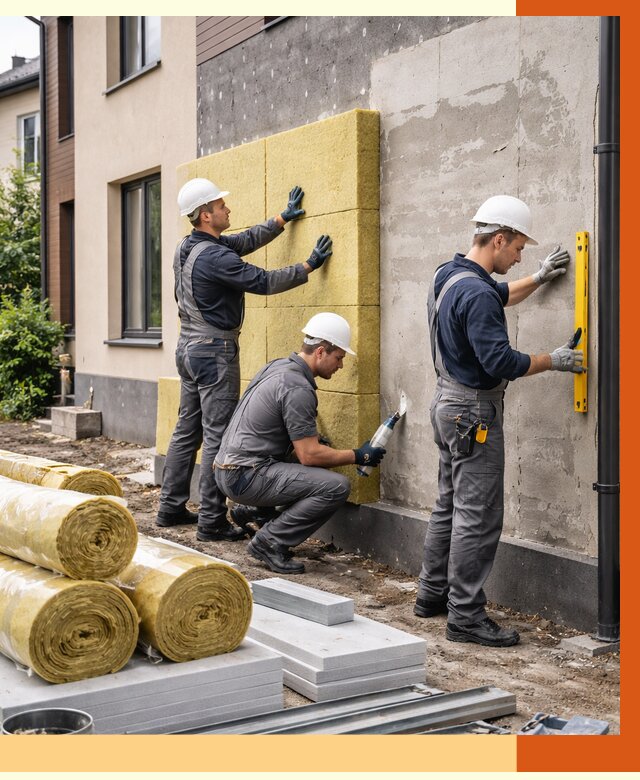 Утепление таунхауса в Батайске от 7287 руб/м2 — комплекс под ключ | ТепломастерБтс