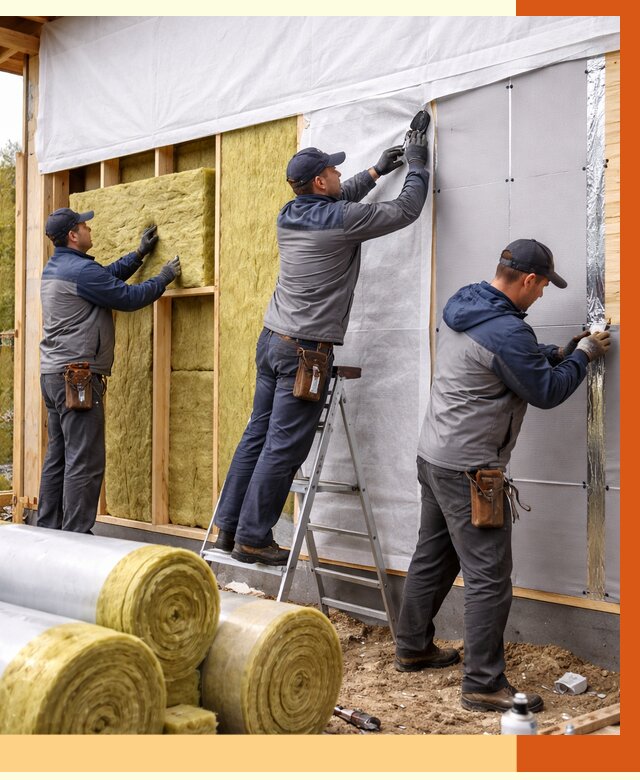 Утепление каркасного дома в Батайске от 4251 руб./м2 — профессионально | ТепломастерБтс