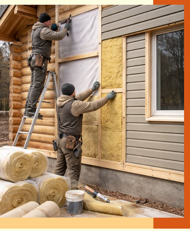 Утепление деревянного дома в Батайске от 6275 руб./м2 — заказать работы | ТепломастерБтс