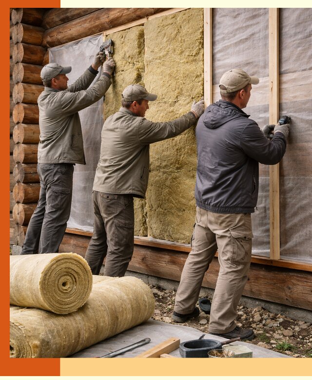 Утепление деревянного дома в Батайске эффективными технологиями