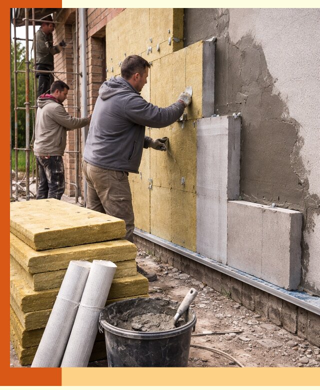 Утепление кирпичного дома под ключ в Батайске