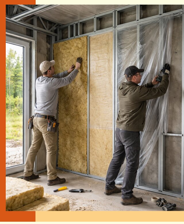 Утепление дома из ЛСТК в Батайске с гарантией качества и эффективности