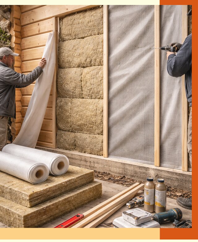 Утепление дома из минибруса в Батайске от 4554 руб/м2 — заказать профессионально | ТепломастерБтс