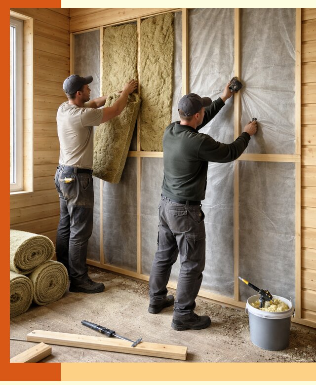 Утепление дома из минибруса в Батайске: комплексные теплоизоляционные работы