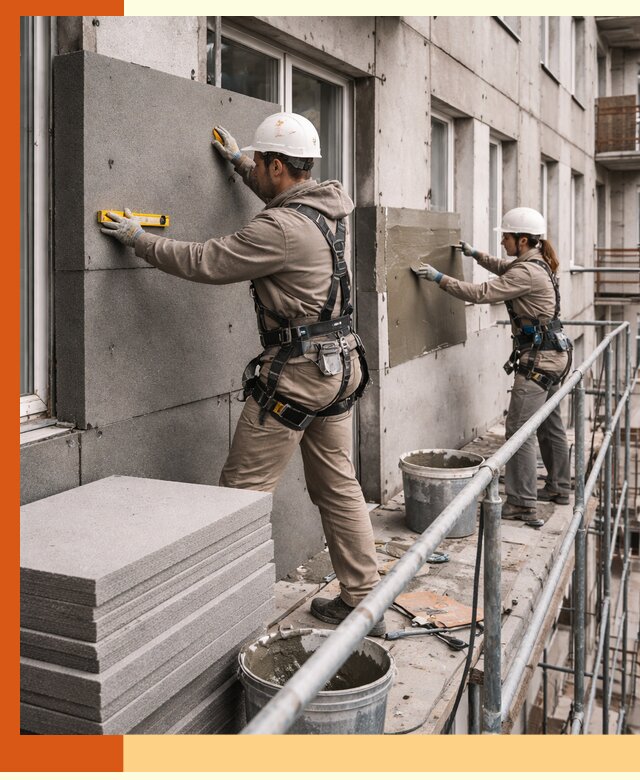 Утепление квартиры снаружи под ключ в Батайске