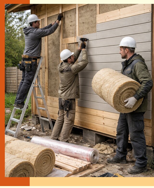 Утепление бани снаружи в Батайске профессионально и надежно