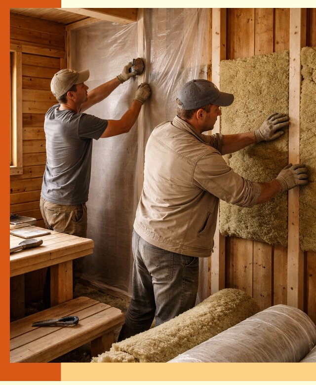 Утепление бани изнутри в Батайске качественно и недорого