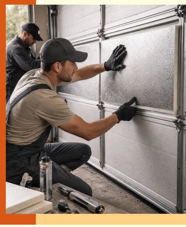 Утепление гаражных ворот в Батайске качественно и надежно