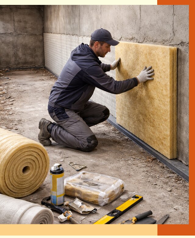 Утепление фундамента изнутри в Батайске от 4251 руб./м2 — работы под ключ | ТепломастерБтс