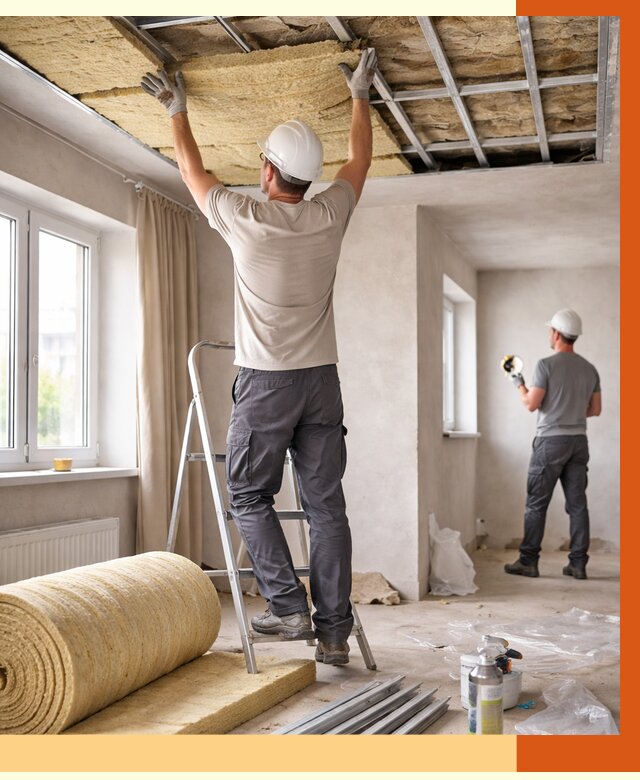 Утепление потолка в частном доме в Батайске от 961 руб./м² — работы под ключ | ТепломастерБтс