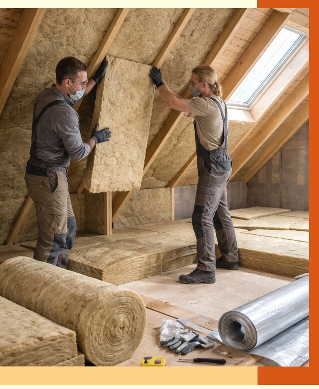 Утепление мансарды минватой в Батайске от 4251 руб./м2 — монтаж и пароизоляция | ТепломастерБтс