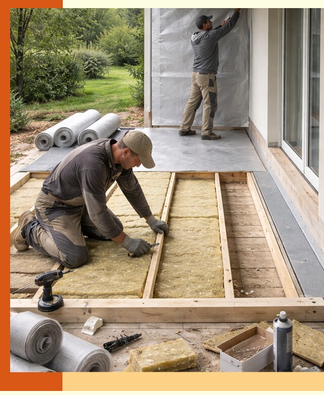 Утепление террасы в Батайске — тепло и защита круглогодично