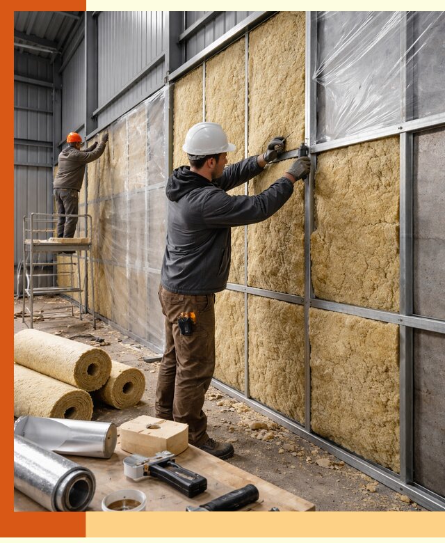 Утепление ангара в Батайске — профессиональная теплоизоляция помещений