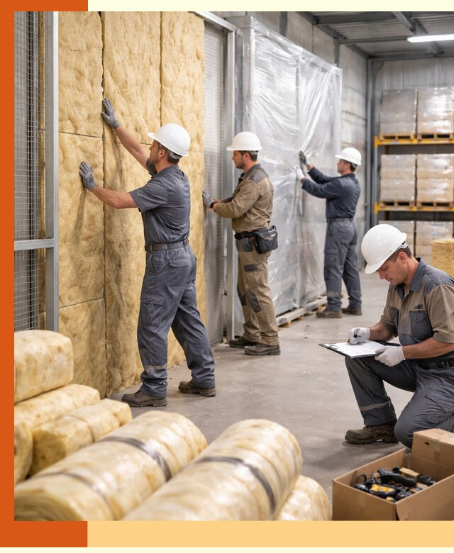 Утепление склада готовой продукции в Батайске качественно и быстро