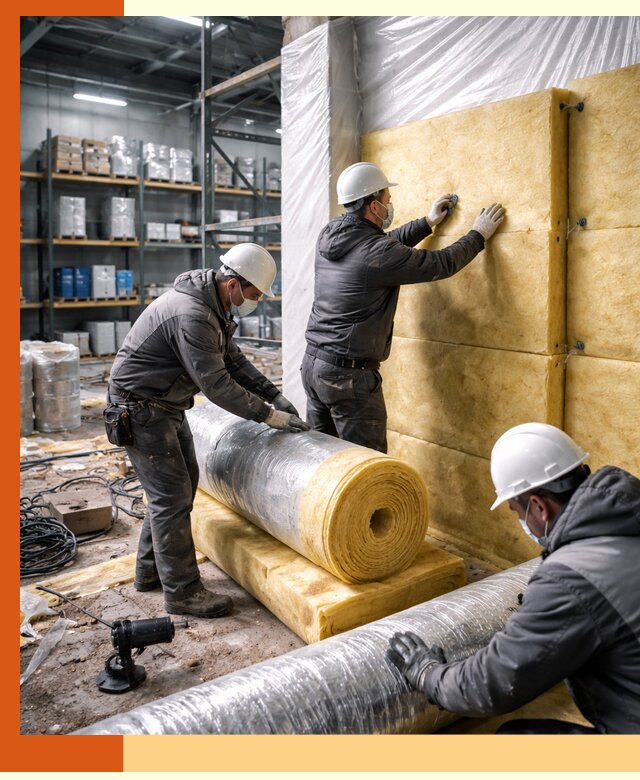 Утепление склада химсырья в Батайске: безопасная и эффективная изоляция