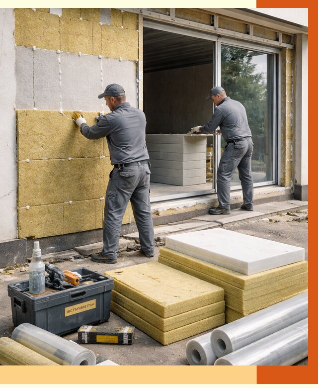 Утепление торгового павильона в Батайске от 14675 руб./м² под ключ | ТепломастерБтс