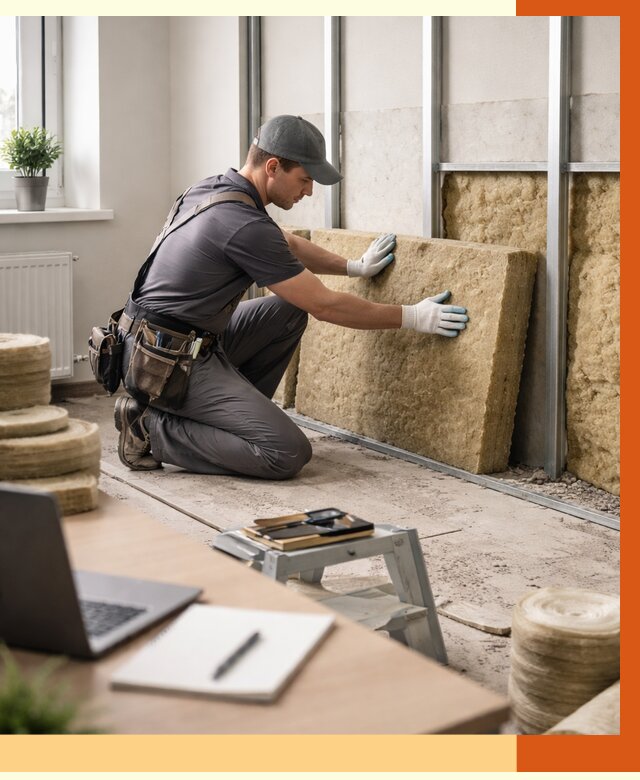 Утепление офиса в Батайске от 4554 руб/м2 — комплексное утепление офиса под ключ | ТепломастерБтс