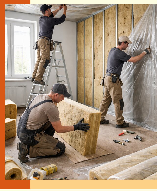 Утепление офисных помещений под ключ в Батайске