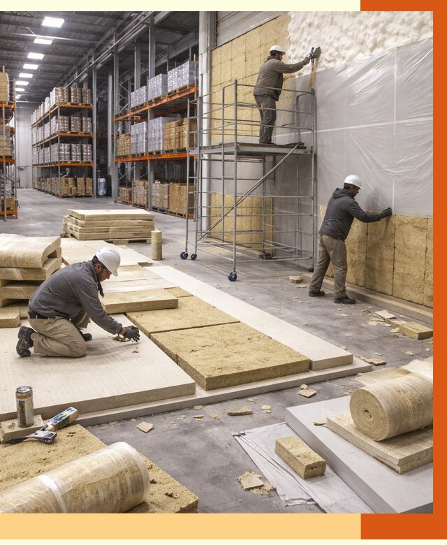 Утепление складского терминала в Батайске от 7591 руб./м² под ключ | ТепломастерБтс