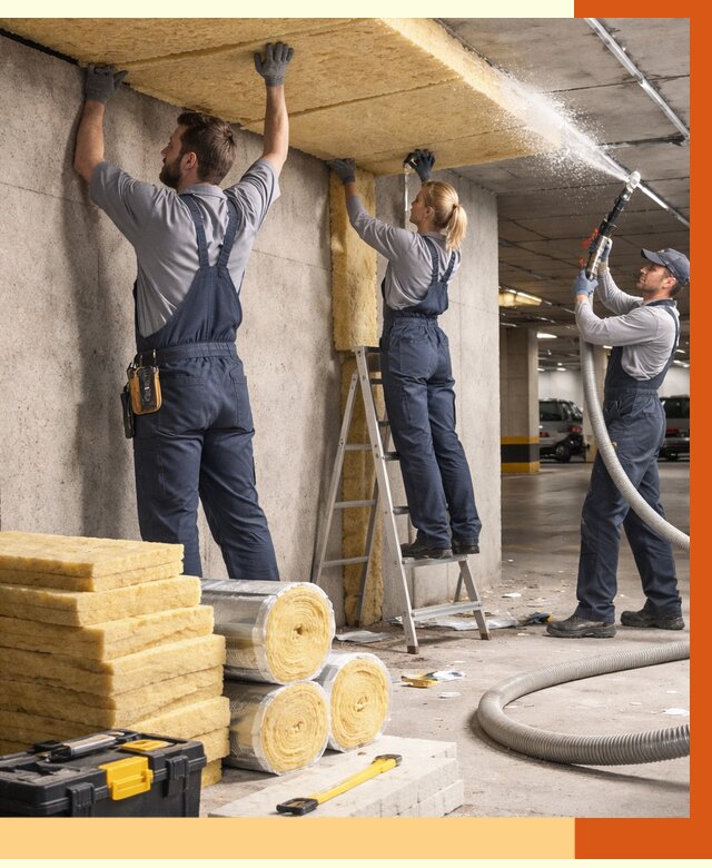 Утепление паркинга в Батайске от 6882 руб./м2 — работы под ключ | ТепломастерБтс