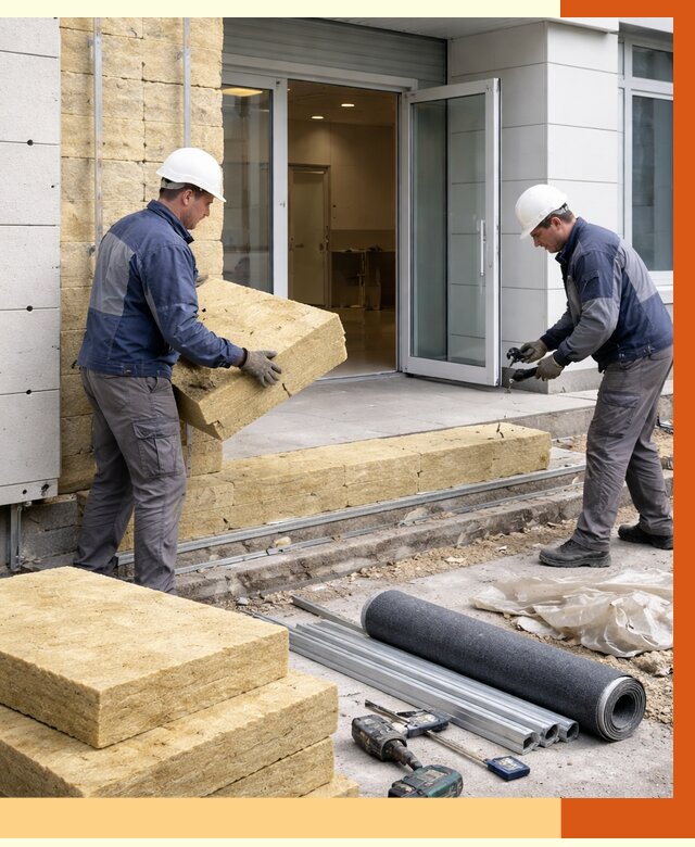 Утепление медицинского центра в Батайске под ключ от 12651 руб./м² | ТепломастерБтс