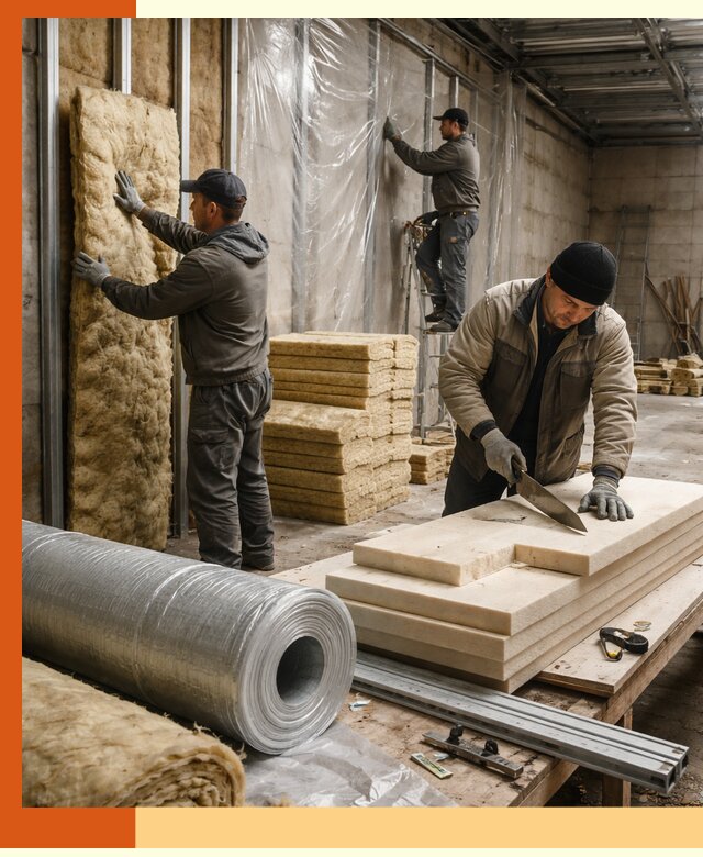 Утепление торгового склада в Батайске с энергоэффективными решениями