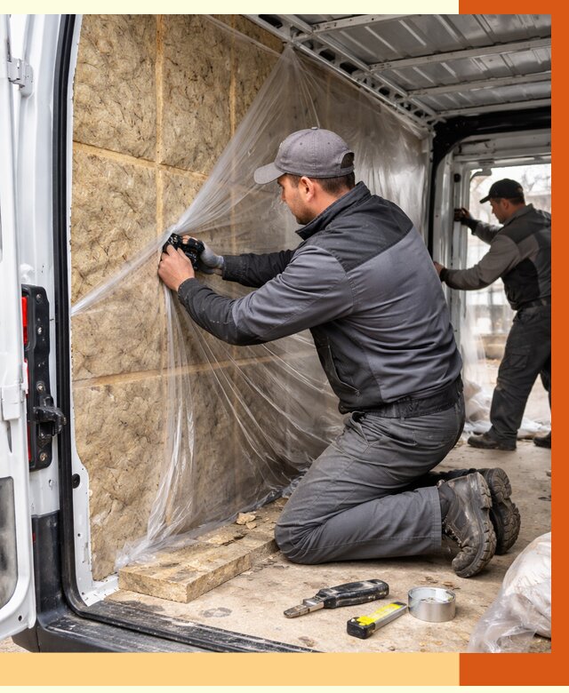 Утепление фургона в Батайске от 16700 руб/м2 — утепление фургона ППУ и кузова | ТепломастерБтс