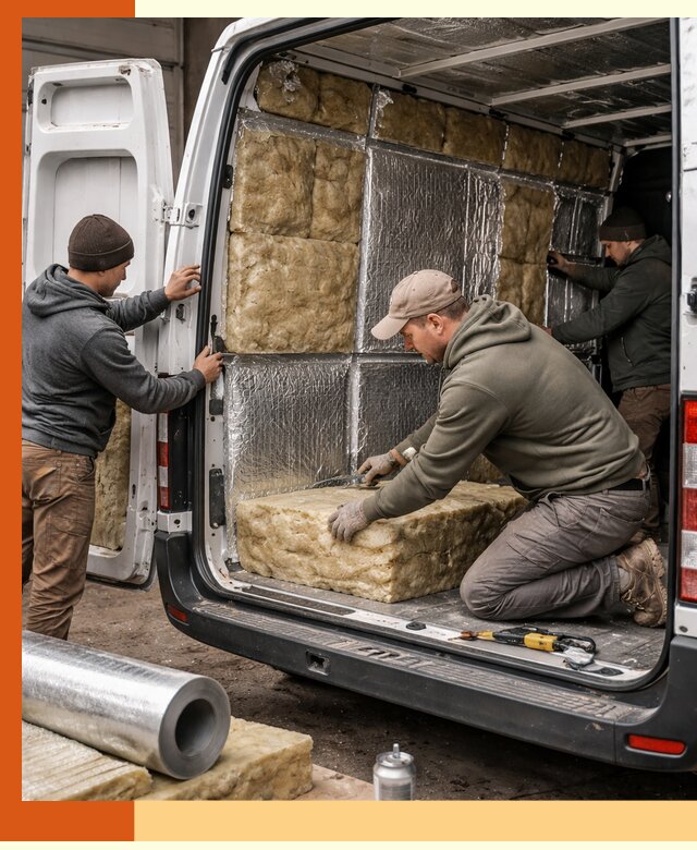 Утепление фургона в Батайске: профессиональная теплоизоляция и шумоизоляция