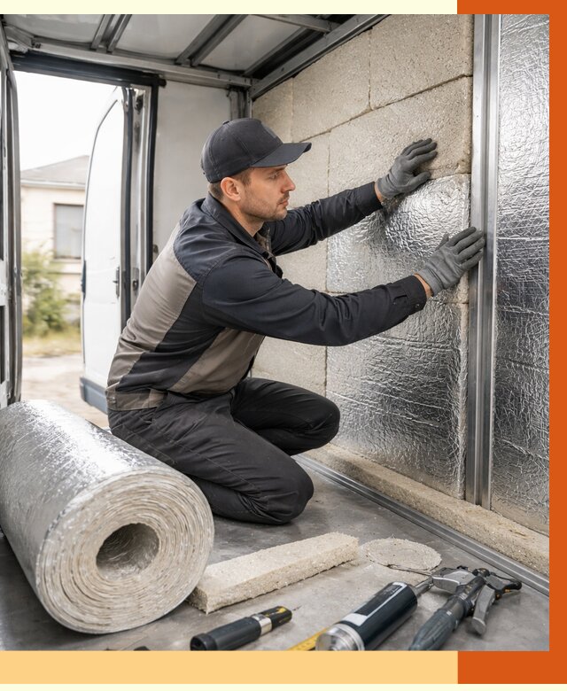 Утепление фургона рефрижератора в Батайске от 12651 руб./м² под ключ | ТепломастерБтс