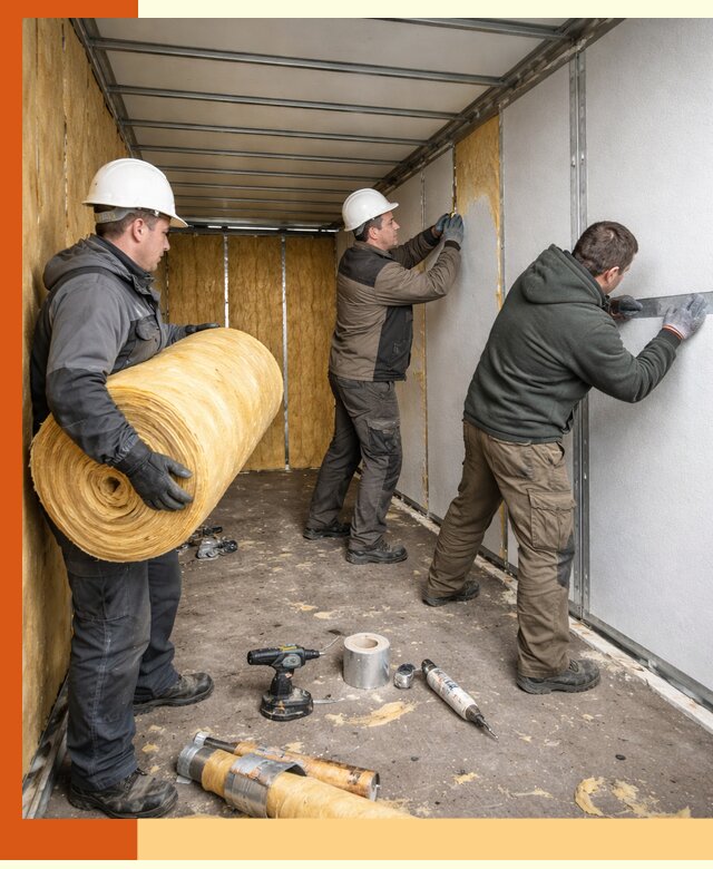 Утепление рефрижераторного контейнера в Батайске профессионально и надежно