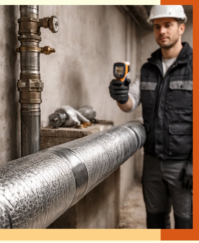 Утепление труб водоснабжения в Батайске от 8603 руб. за м² — услуги ТепломастерБтс