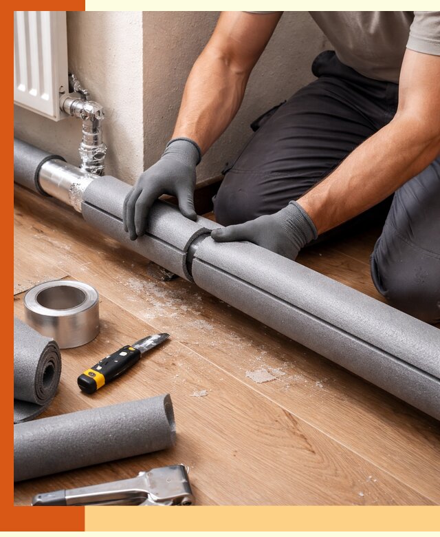 Утепление труб отопления в Батайске: теплоизоляция и защита сети