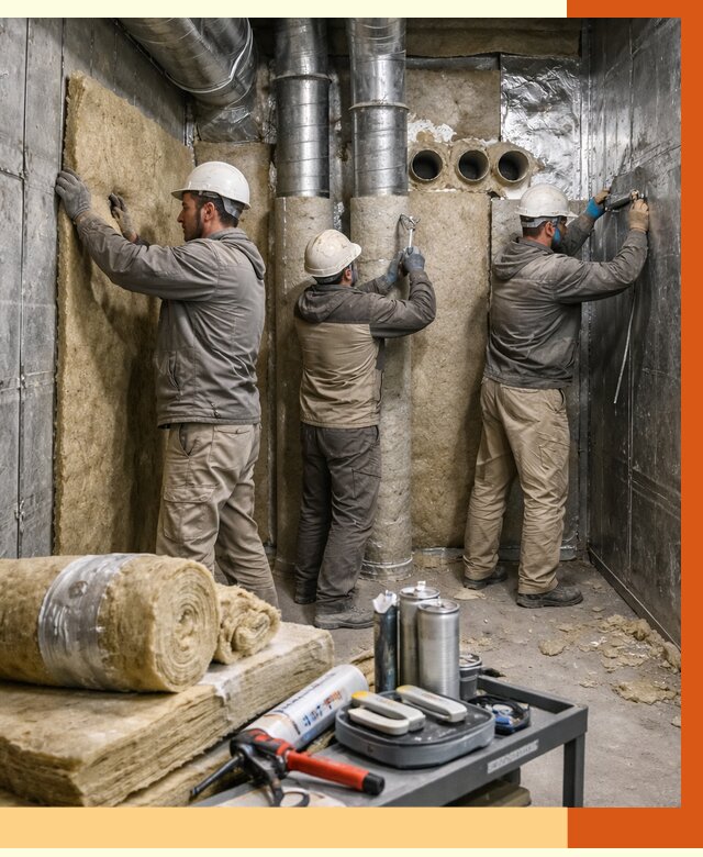 Утепление венткамеры в Батайске под ключ от 1468 руб. — профессионально | ТепломастерБтс