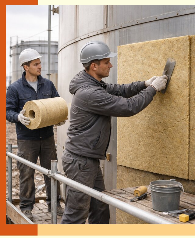 Профессиональное утепление резервуара и теплоизоляция в Батайске