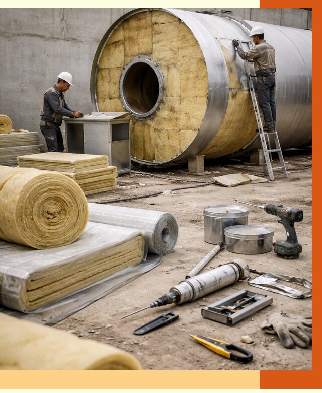 Утепление резервуара с топливом в Батайске от 27833 руб. под ключ | ТепломастерБтс