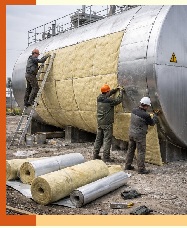 Утепление резервуаров с топливом в Батайске надежно и экономично
