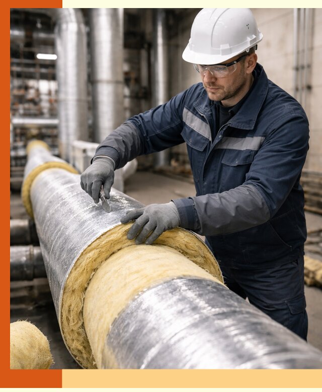 Утепление технологического оборудования и заводских установок в Батайске