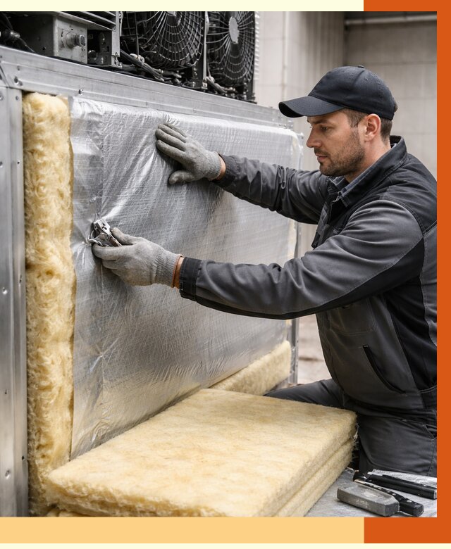 Утепление холодильного агрегата в Батайске от 8603 руб. под ключ | ТепломастерБтс