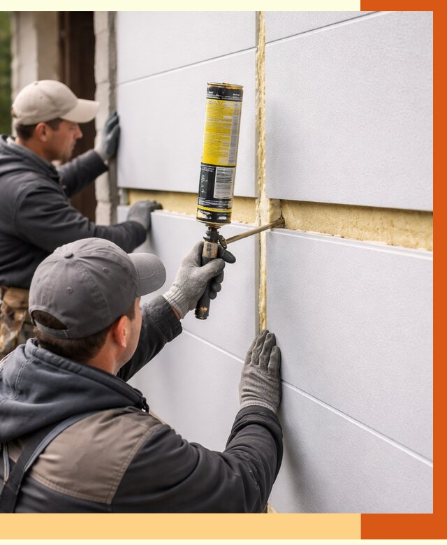 Утепление сэндвич панелей ППУ в Батайске от 4251 руб. за м2 | ТепломастерБтс