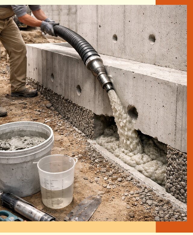 Заполнение полостей фундамента в Батайске от 6882 руб. под ключ | ТепломастерБтс