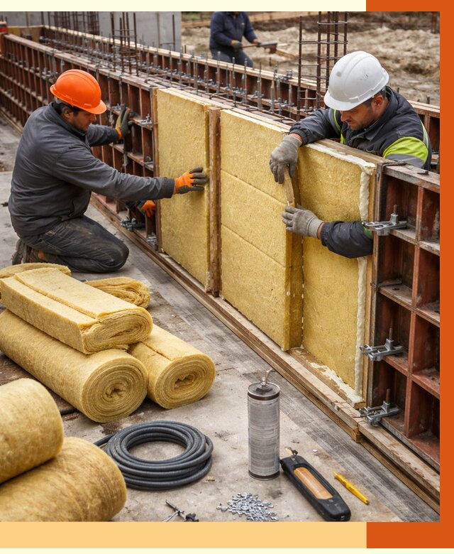 Теплоизоляция опалубки в Батайске от 7287 руб. за м2 — услуги и монтаж | ТепломастерБтс