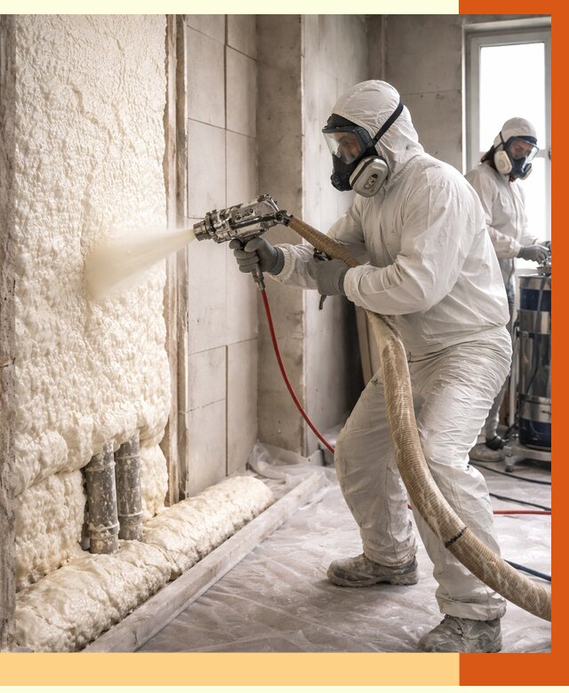 Напыление пенополиуретана в Батайске от 7591 руб./м2 — услуги и монтаж ППУ | ТепломастерБтс