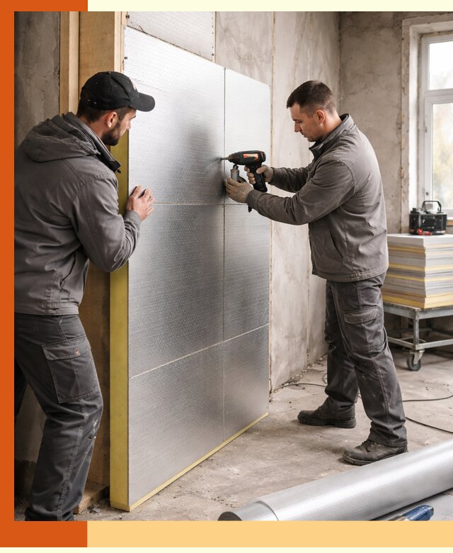 Утепление PIR панелями домов и зданий в Батайске