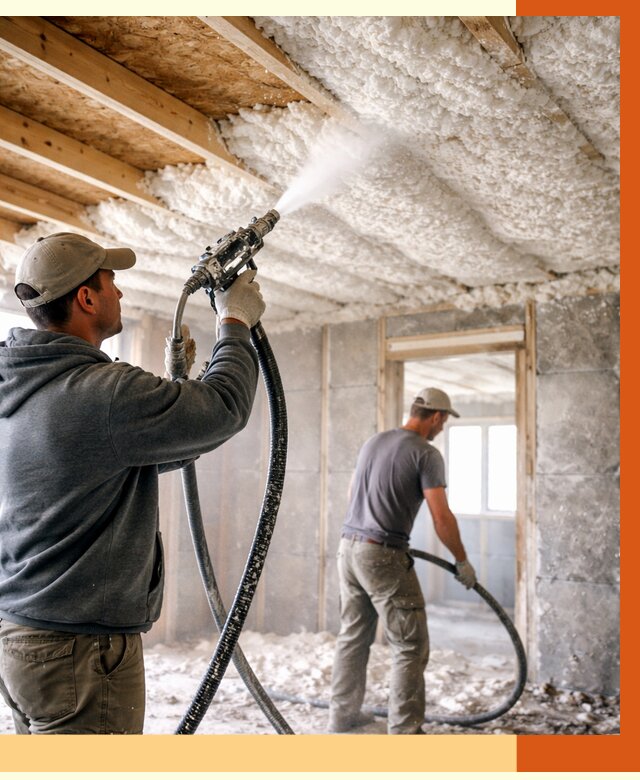 Утепление пеноизолом в Батайске от 1619 руб./м2 под ключ | ТепломастерБтс