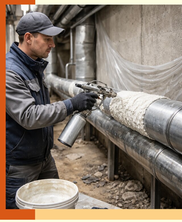 Утепление труб жидкой теплоизоляцией в Батайске