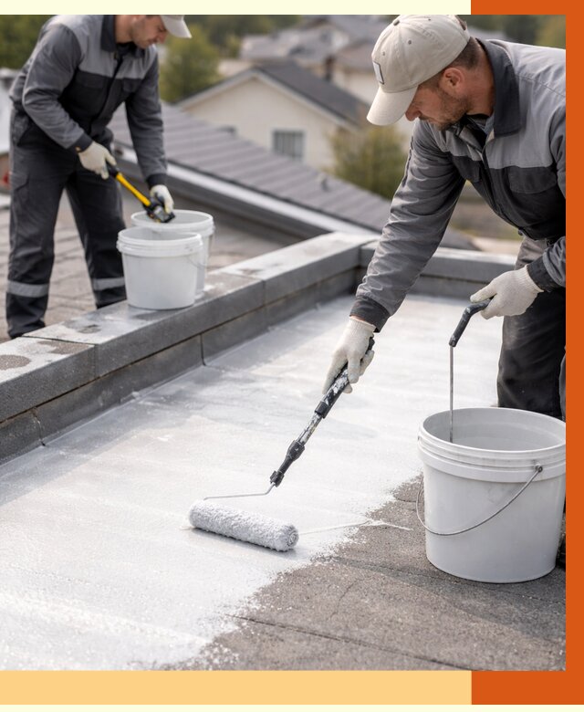 Утепление кровли жидкой теплоизоляцией в Батайске от 2176 руб./м2 | ТепломастерБтс