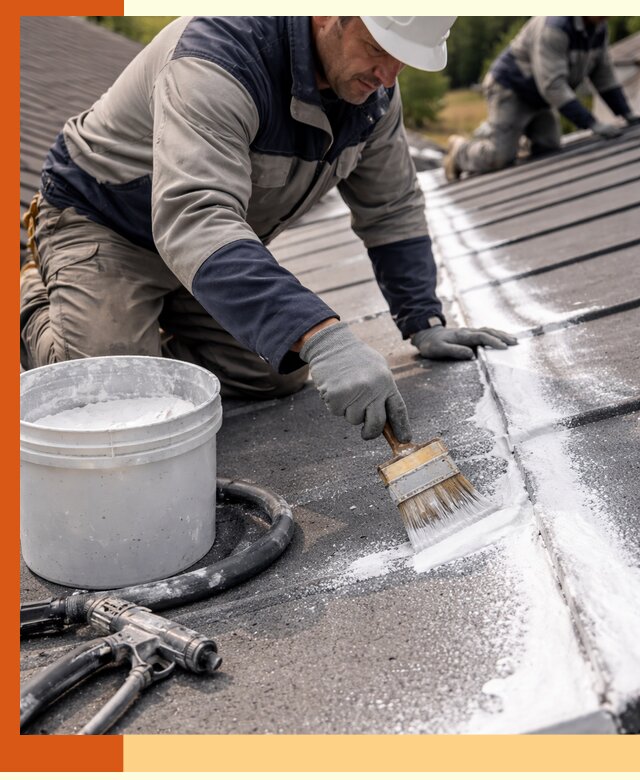 Утепление кровли жидкой теплоизоляцией в Батайске