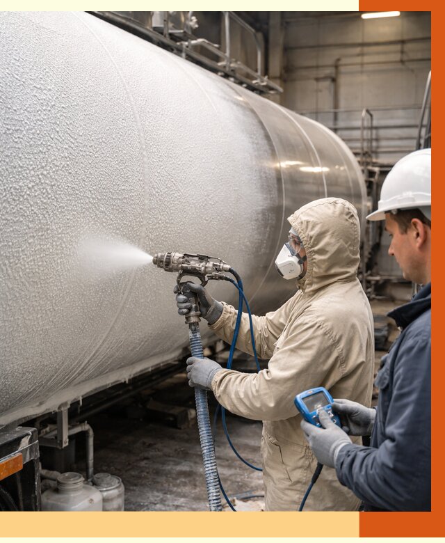 Утепление автоцистерны жидкой теплоизоляцией в Батайске от 14675 руб. под ключ | ТепломастерБтс