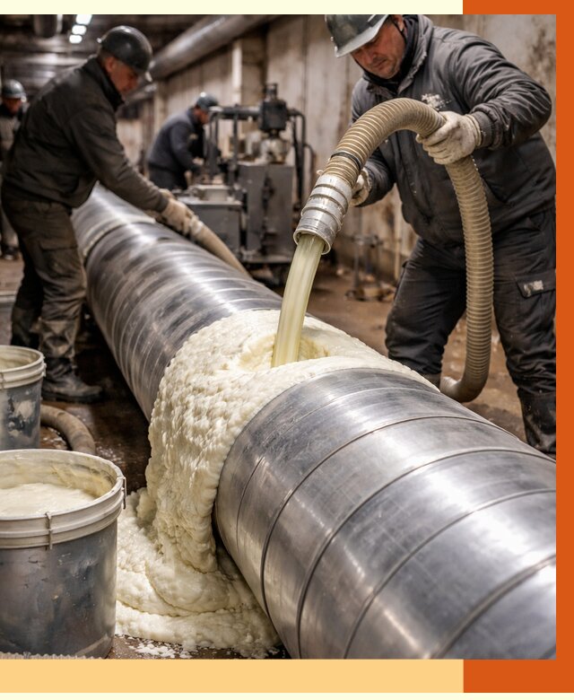 Утепление теплотрассы жидкой теплоизоляцией в Батайске от 4251 руб. | ТепломастерБтс